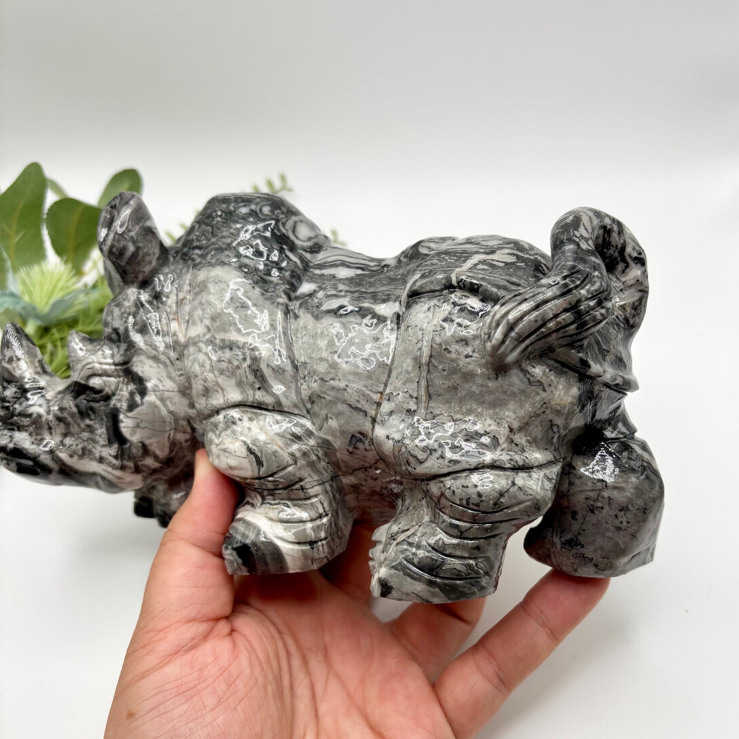 XL Picasso Jasper Rhinoceros
