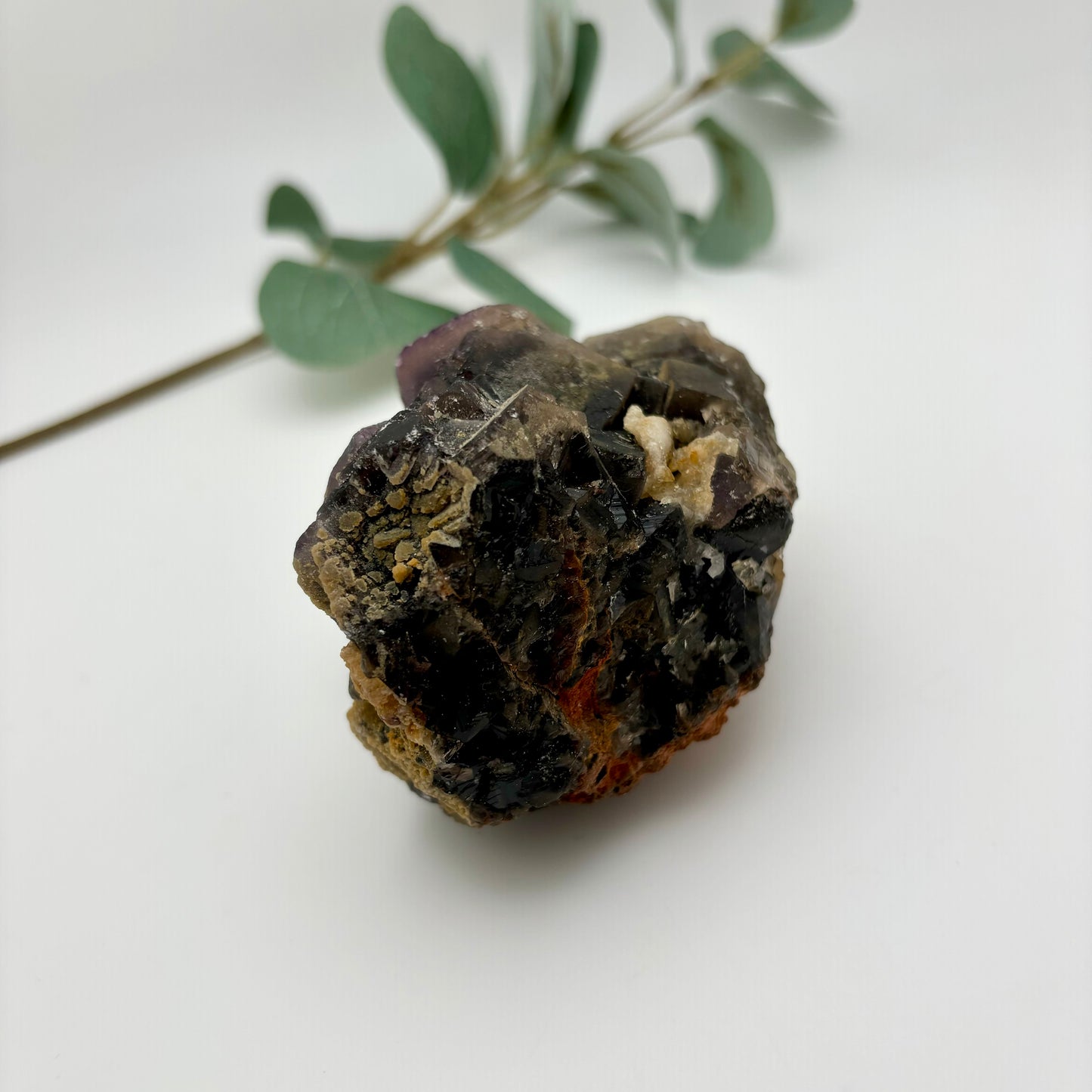 Black Fluorite Specimen