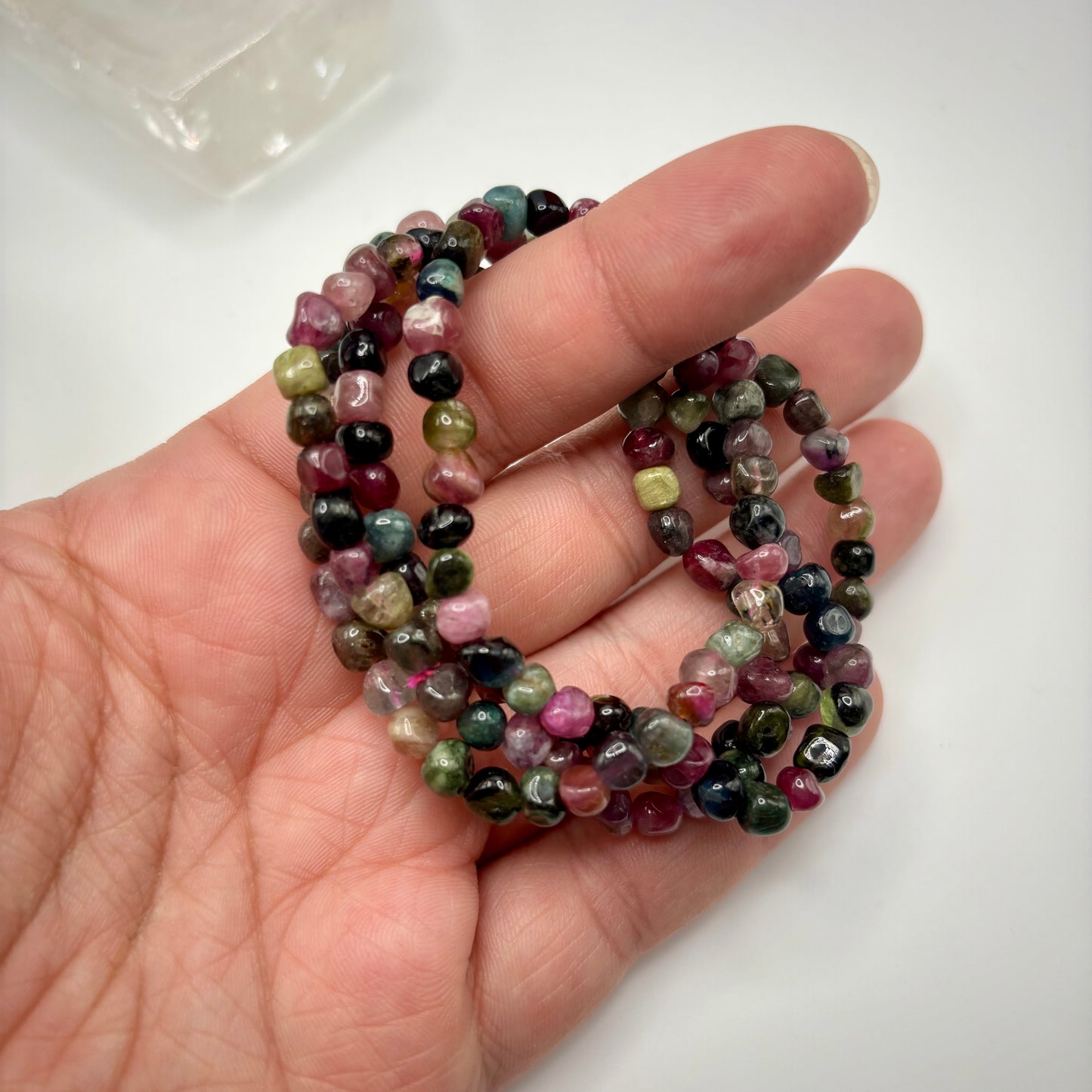 Watermelon Tourmaline Bracelets