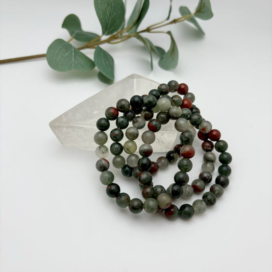 African Bloodstone Bracelets