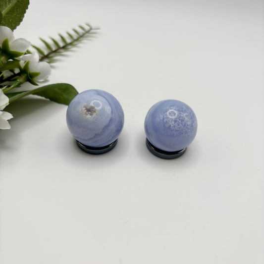 Blue Lace Agate Spheres