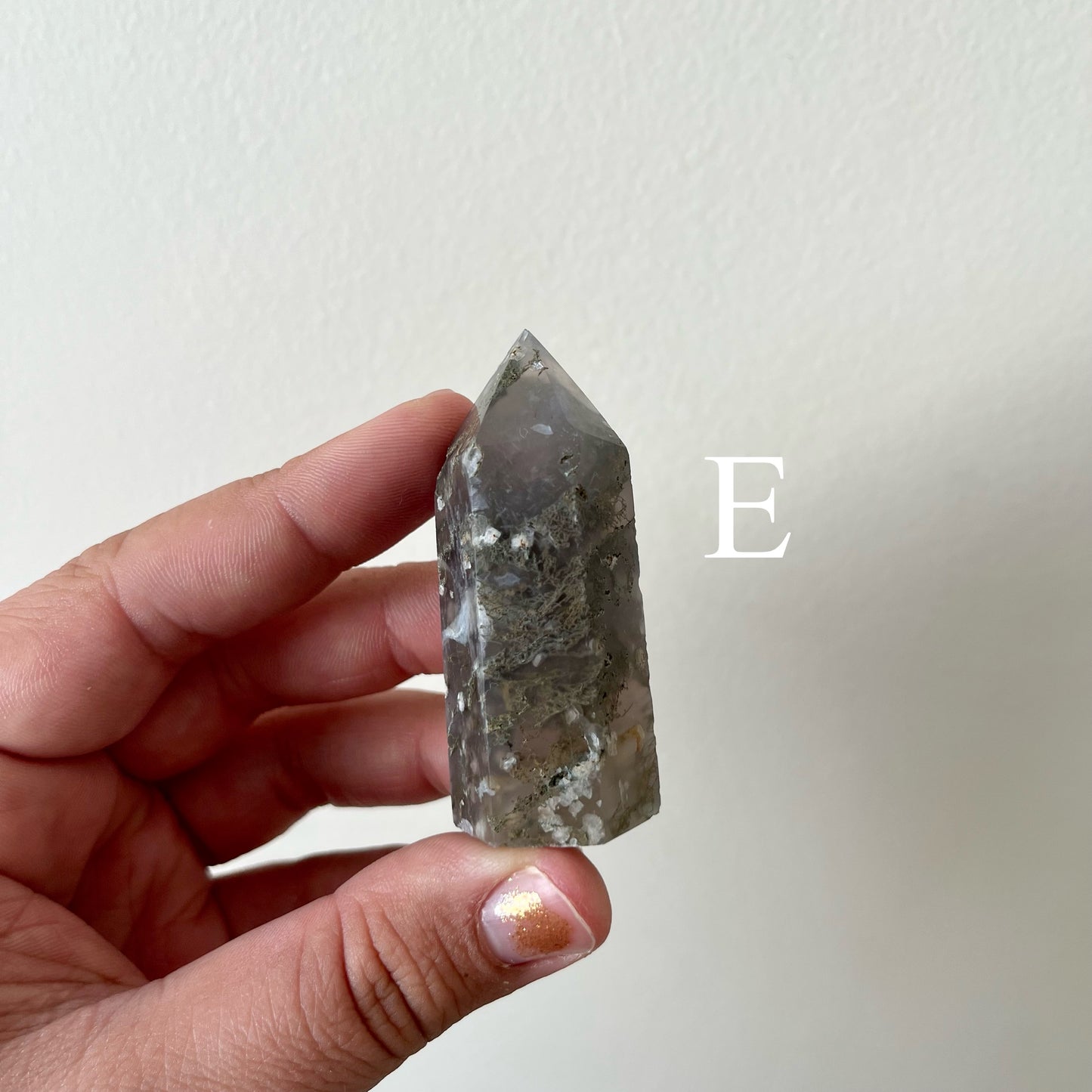 Small Moss Agate Towers