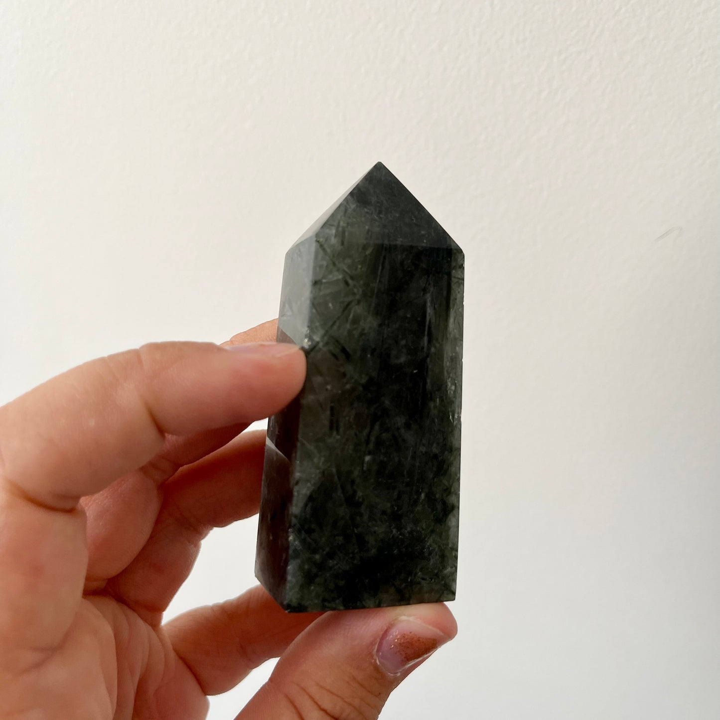 Green Tourmaline in Quartz Towers
