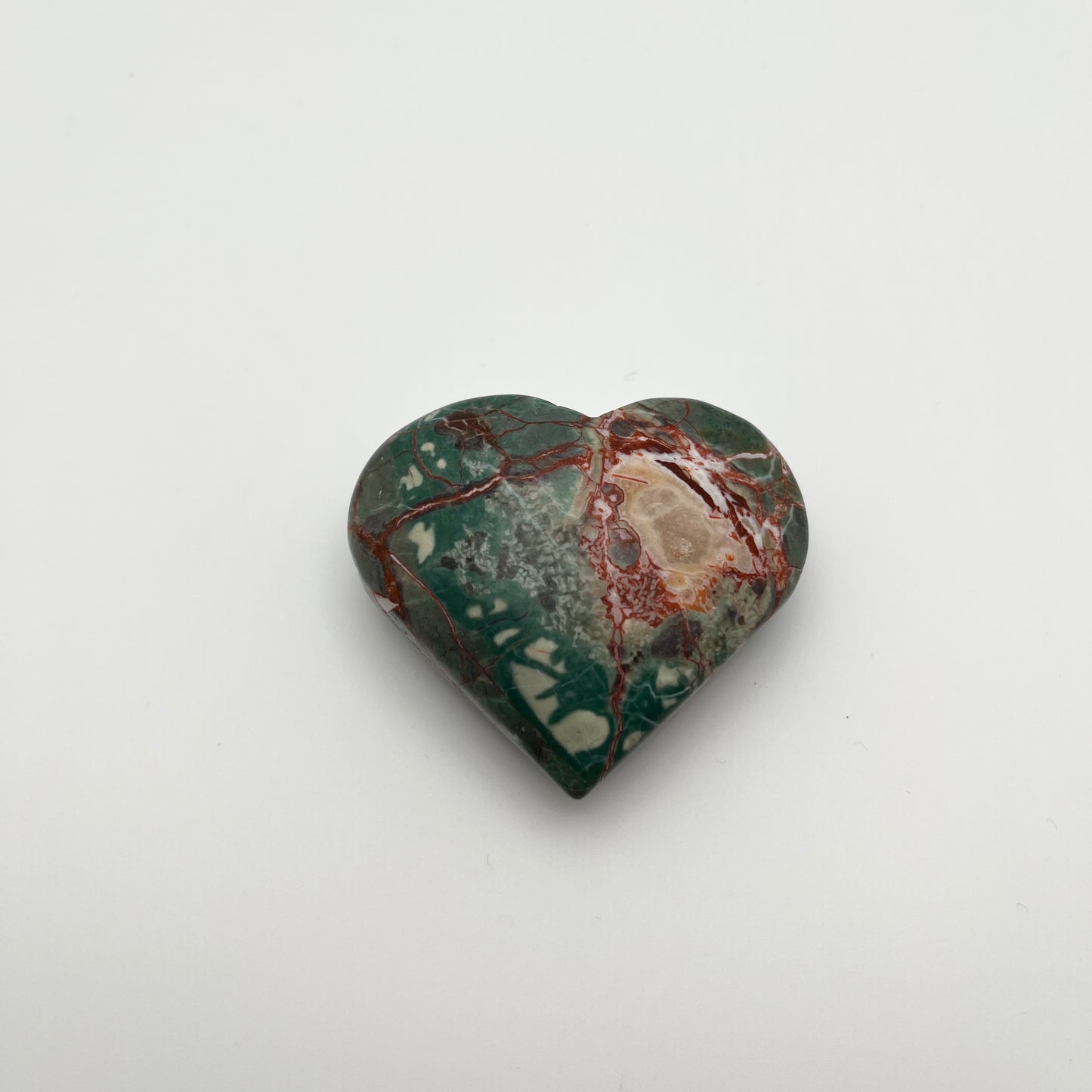 Money Agate Heart