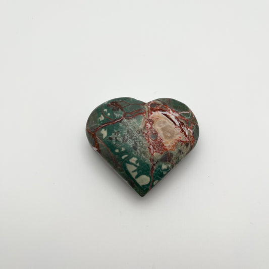 Money Agate Heart