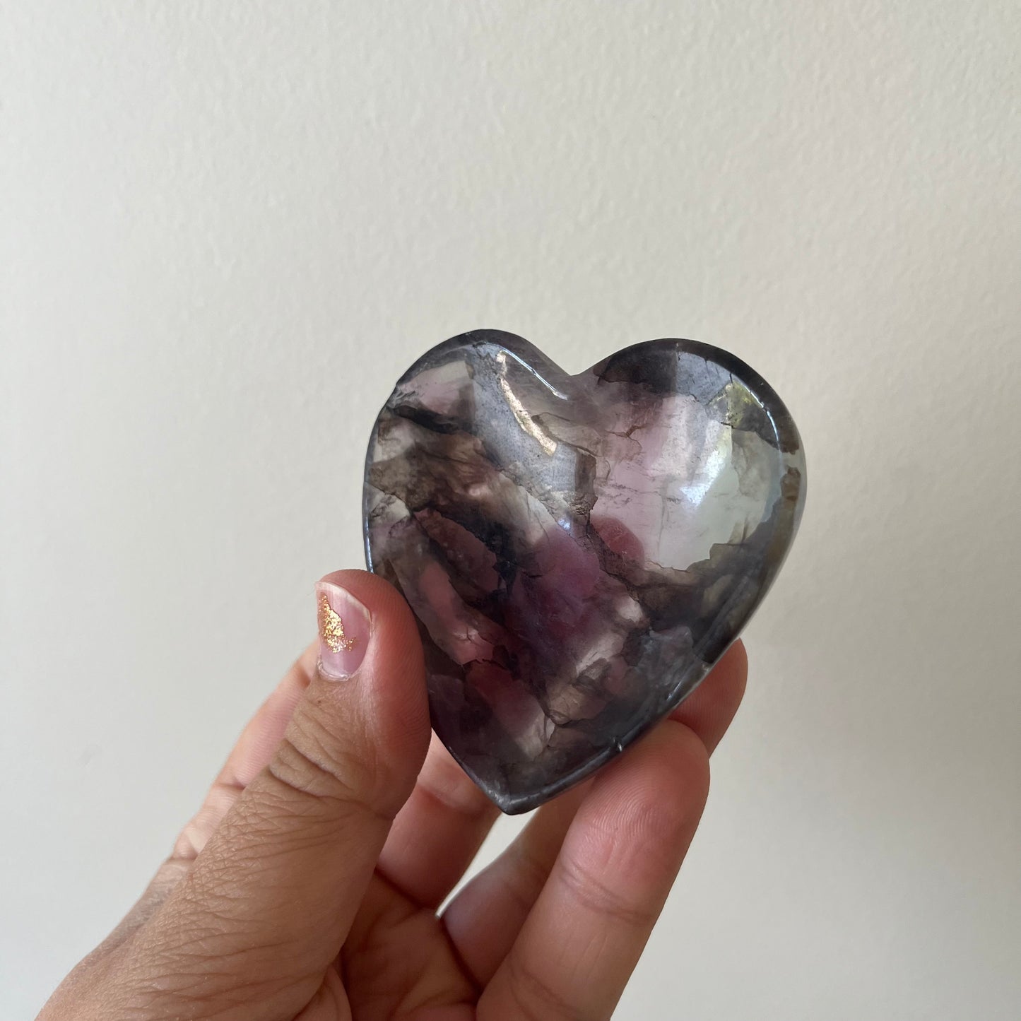 Webbed Fluorite Heart Bowls