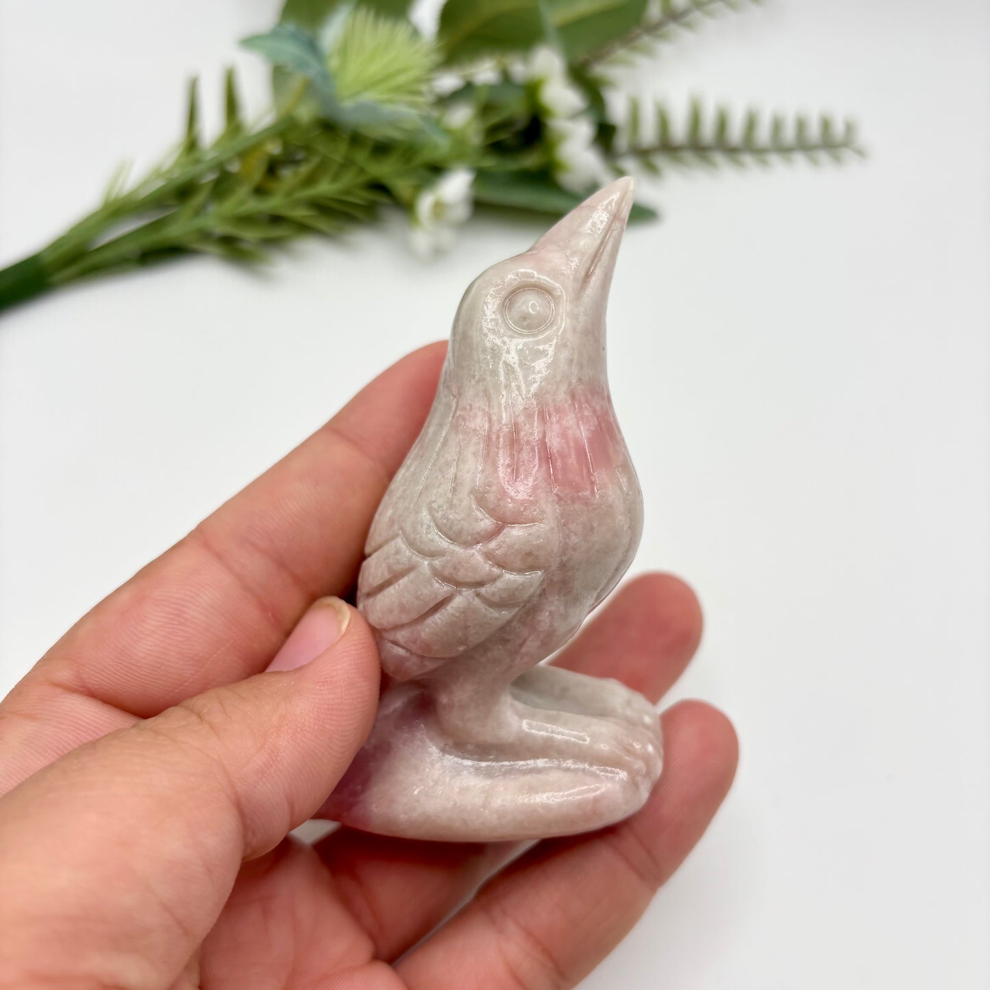Pink Opal Bird