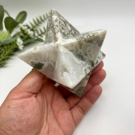Moss Agate Merkabas