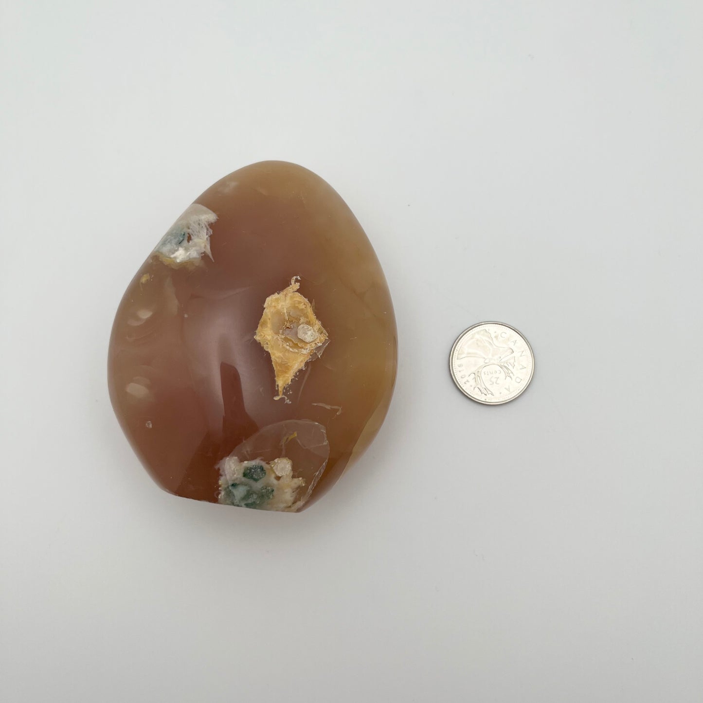 Orange Flower Agate Freeform