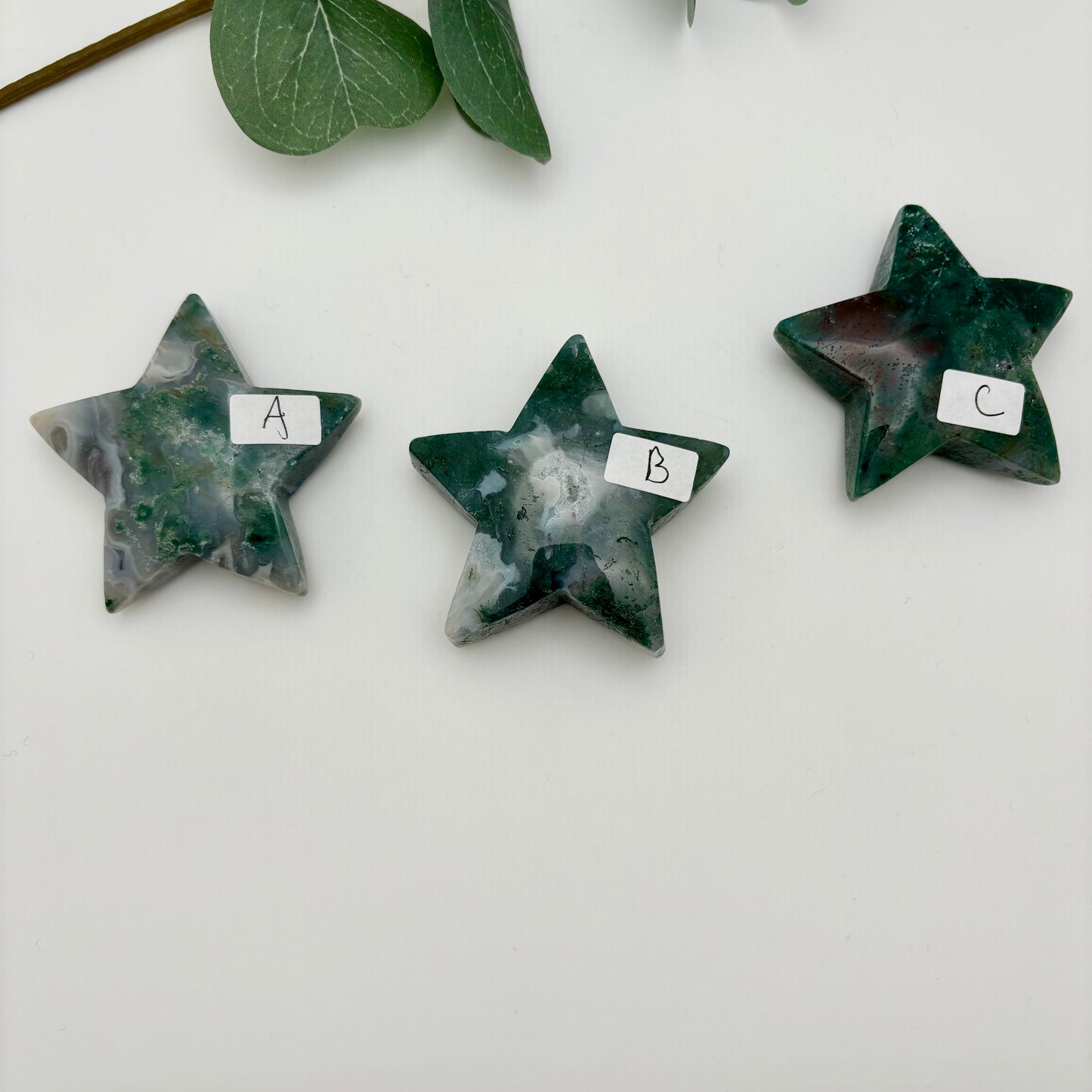 Moss Agate Stars