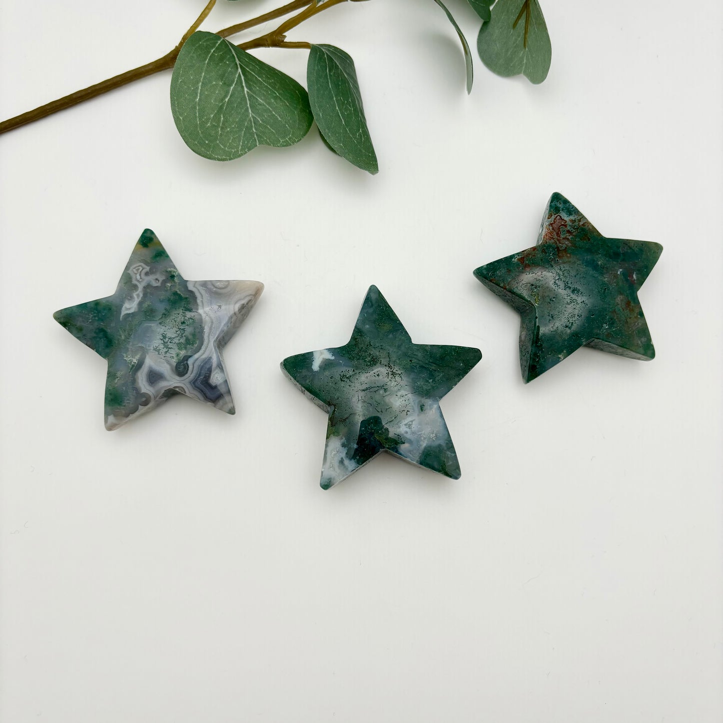 Moss Agate Stars