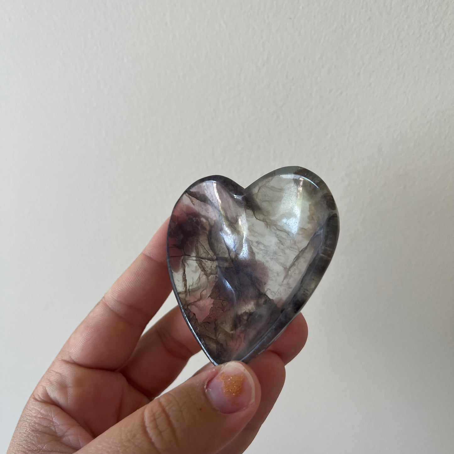 Webbed Fluorite Heart Bowls