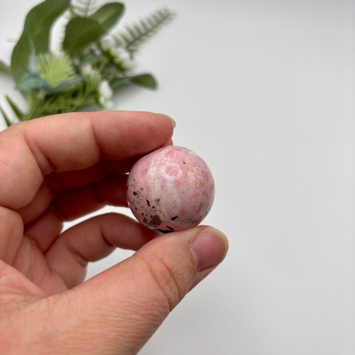 Peruvian Rhodonite Spheres