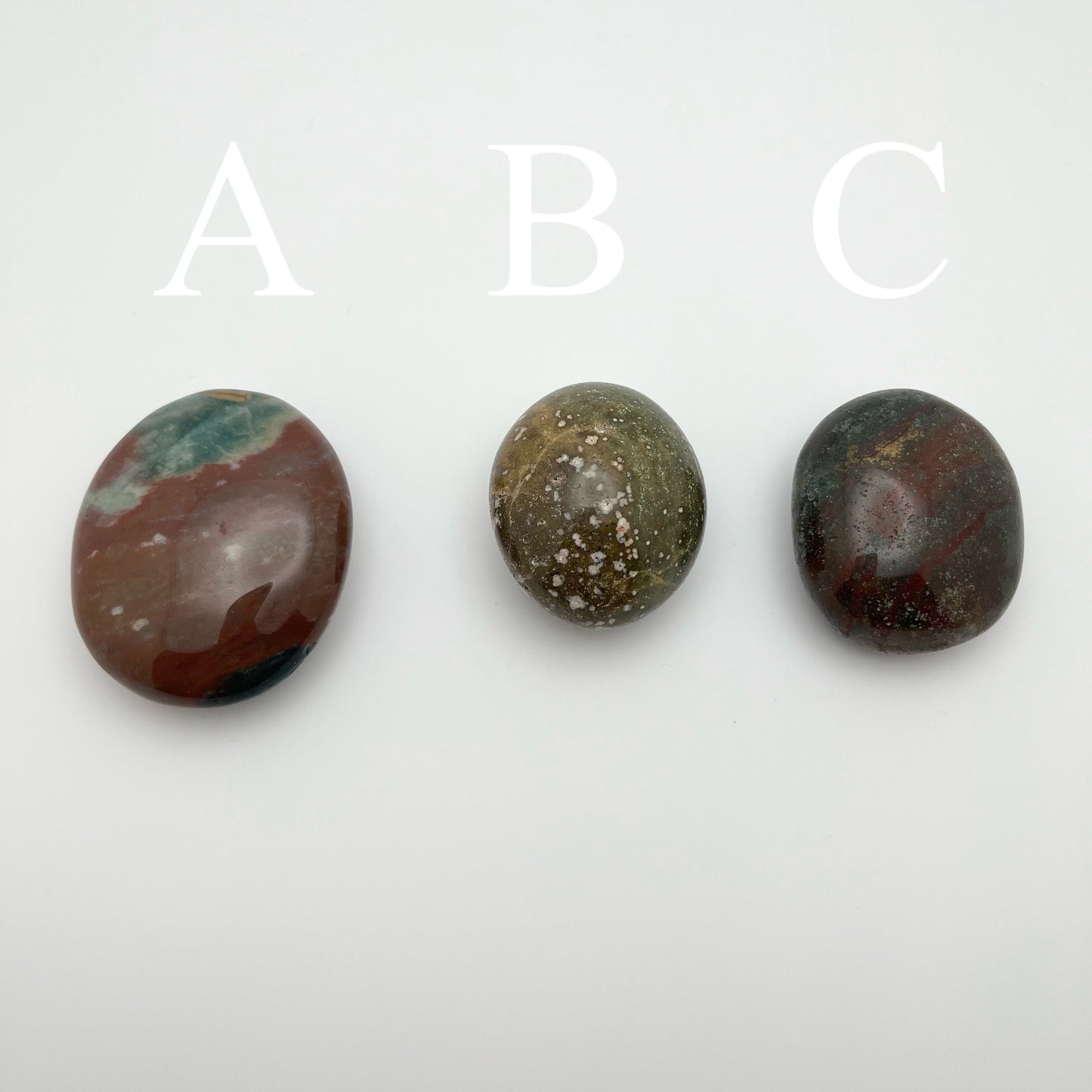 Sea Jasper Palm Stones