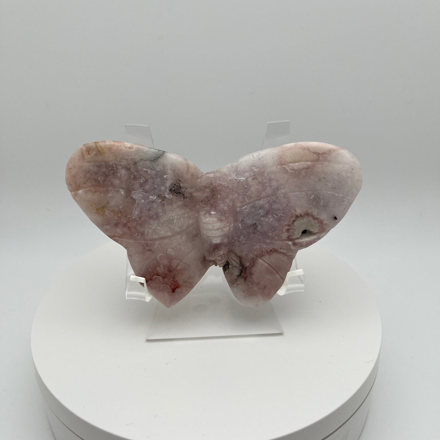 Pink Amethyst Butterflies