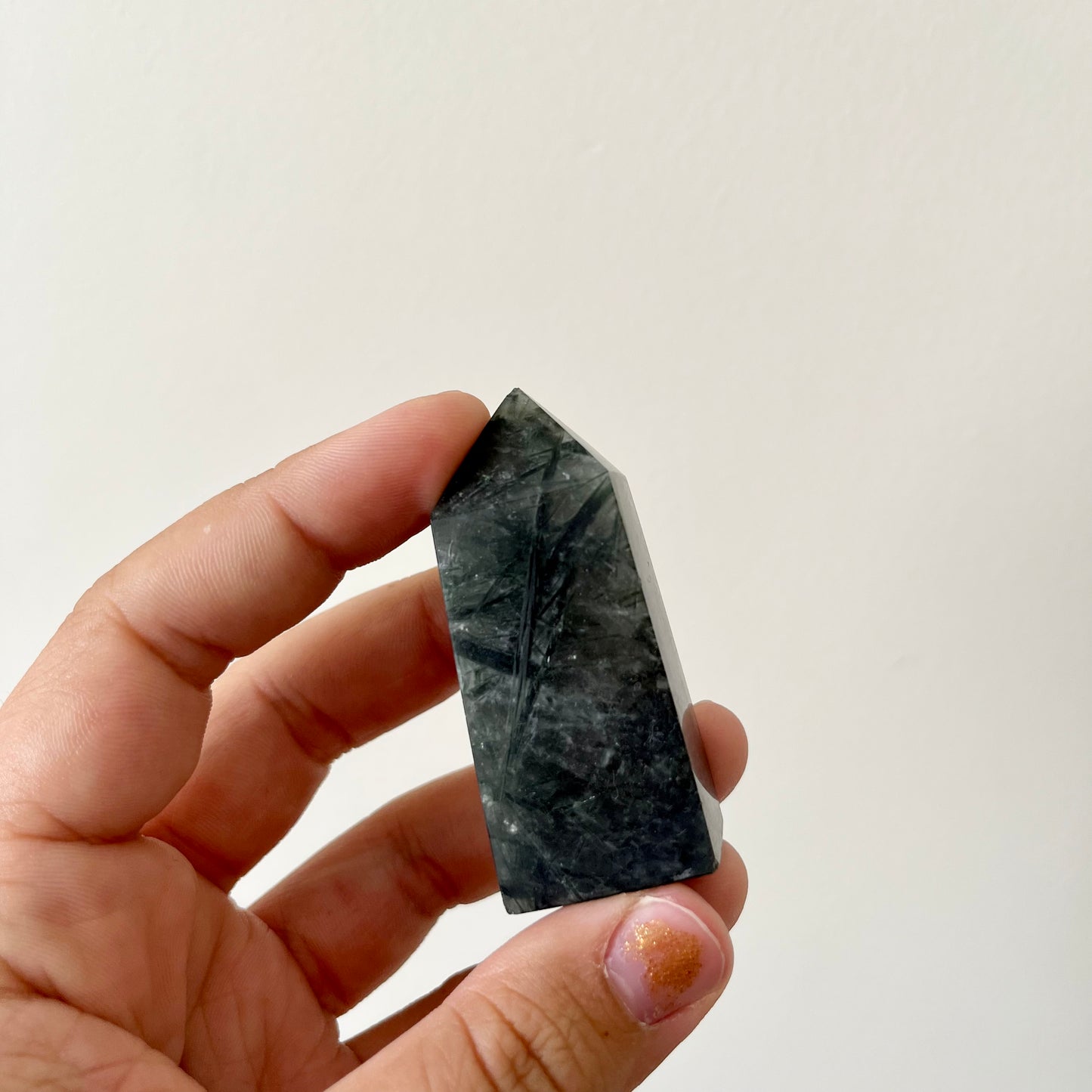 Green Tourmaline in Quartz Towers
