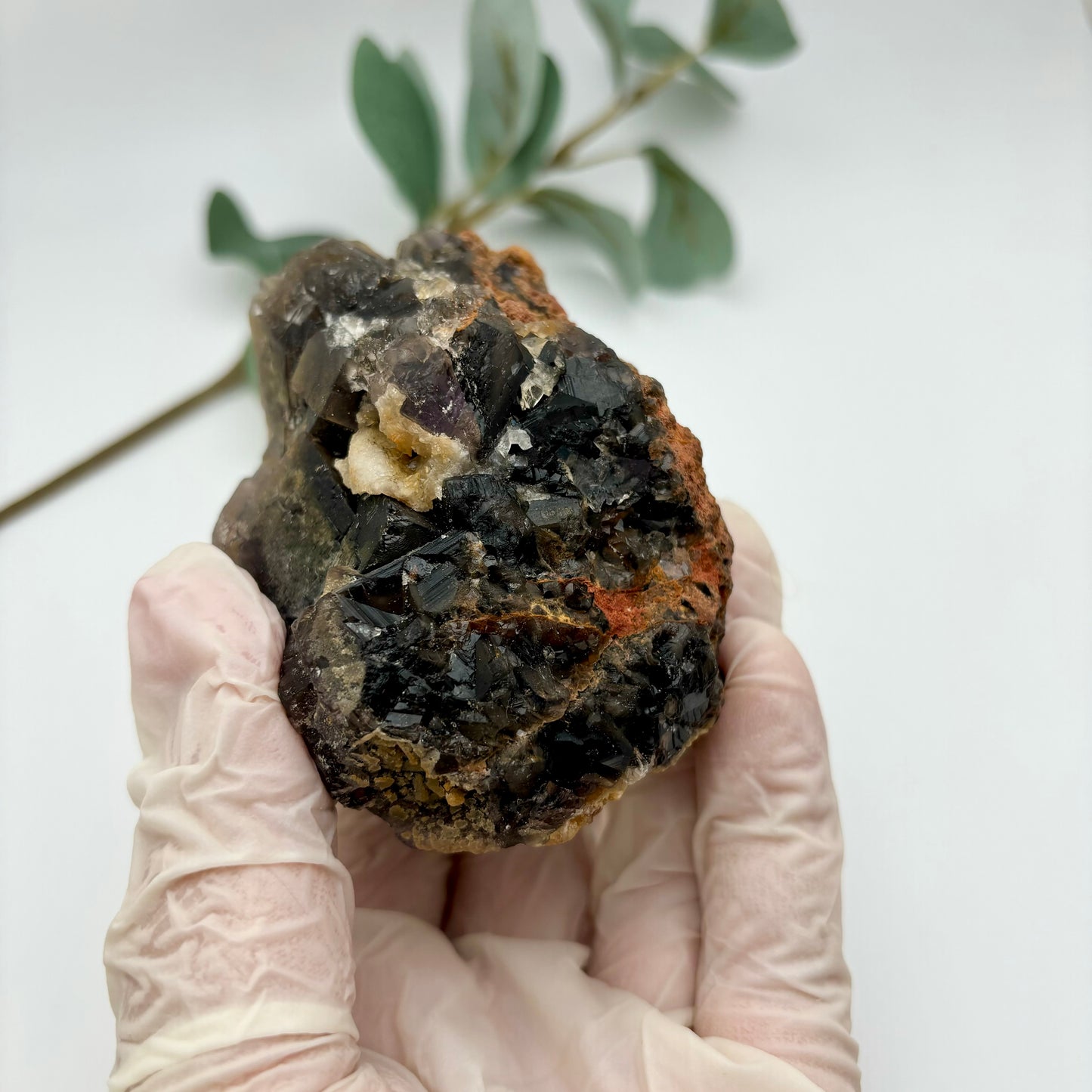 Black Fluorite Specimen