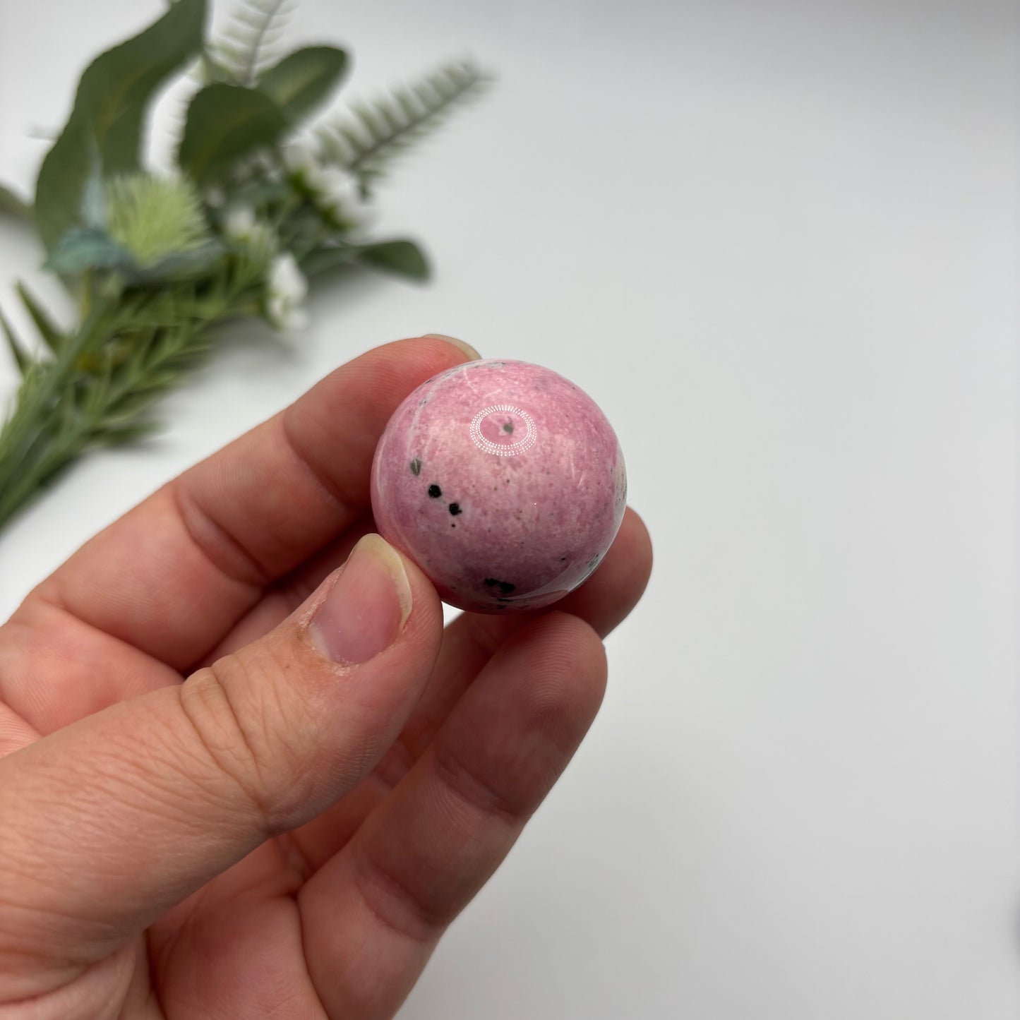 Peruvian Rhodonite Spheres