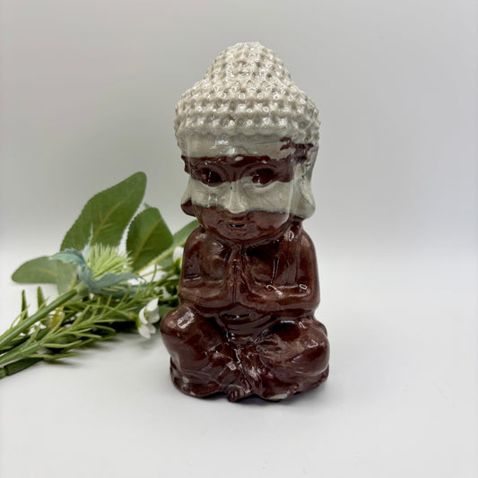 XL Polychrome Jasper Buddha