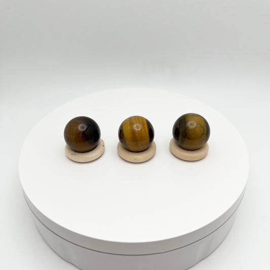 Tigers Eye Mini Spheres