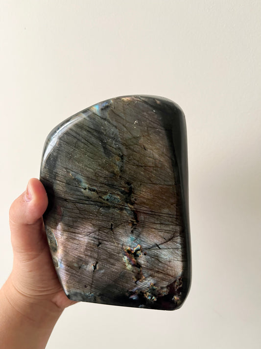 Purple/Silver Labradorite Freeform