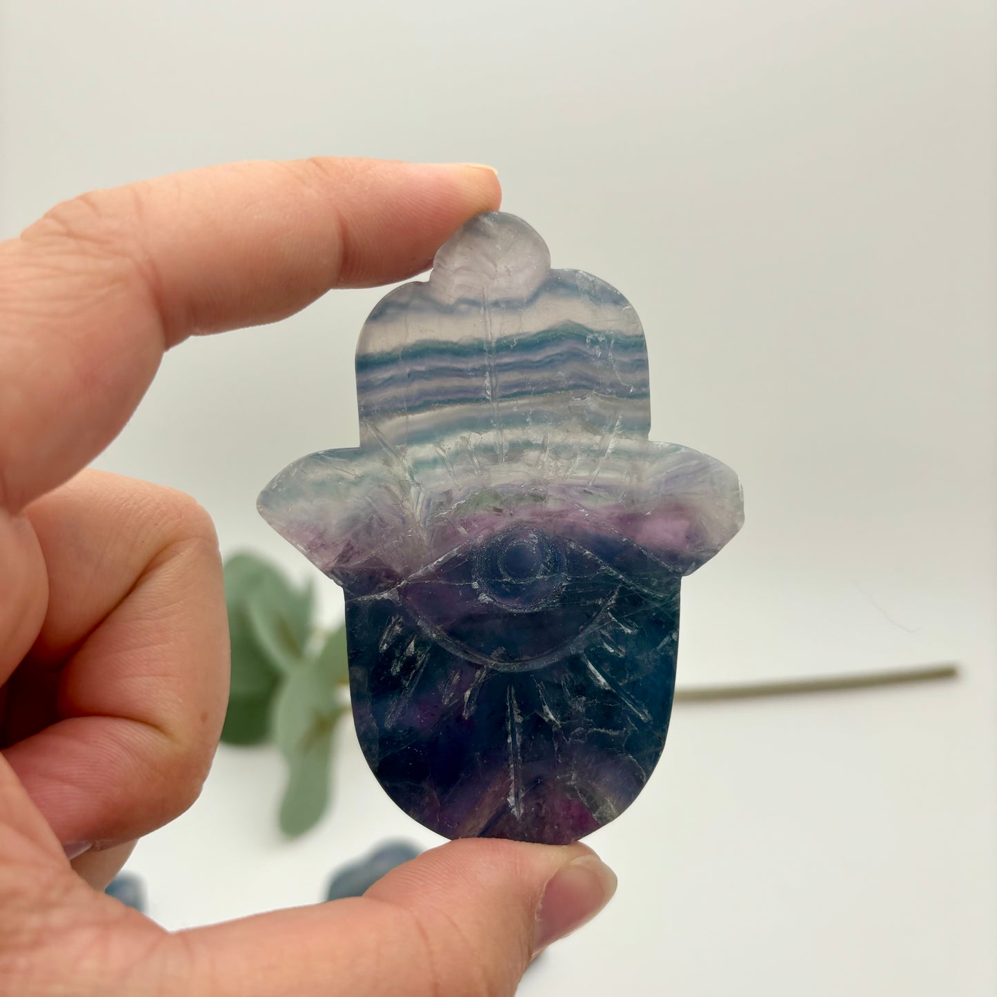 Fluorite Hamsas