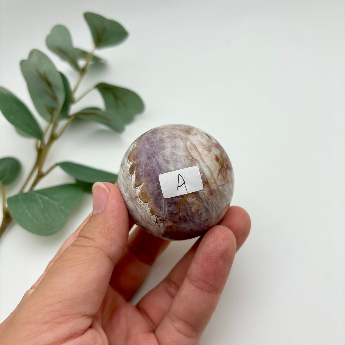 Amethyst with Crazy Lace Agate Spheres