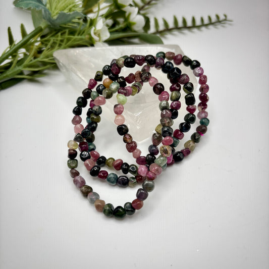 Watermelon Tourmaline Bracelets