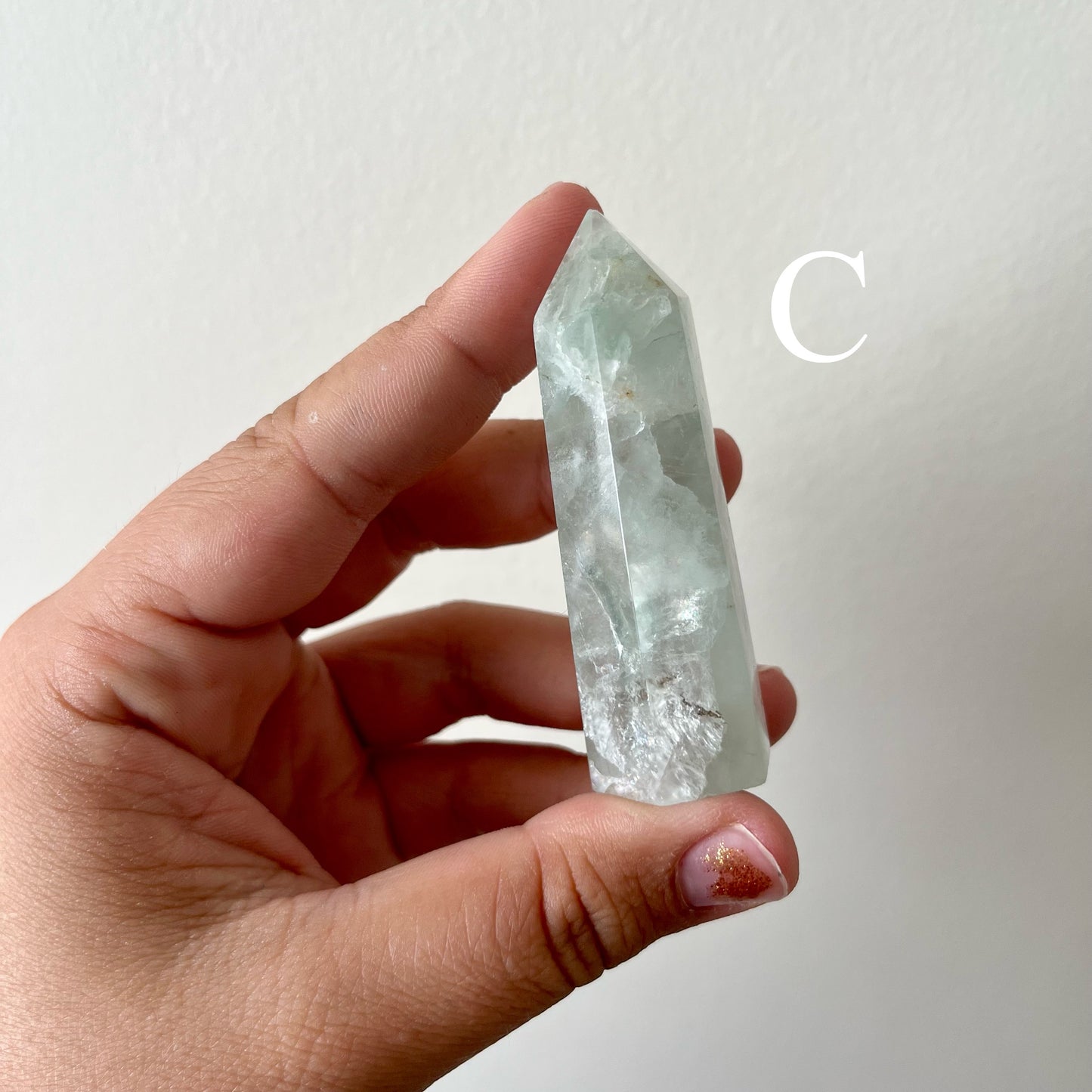 Icy Green Fluorite Towers