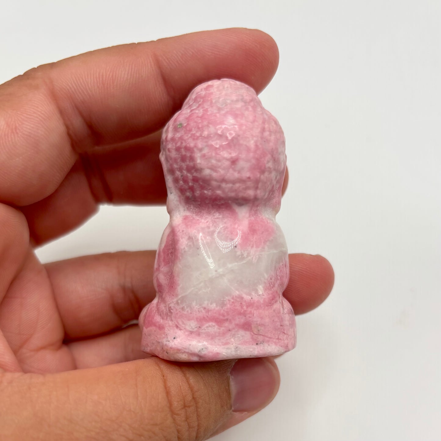 Peruvian Rhodonite Buddhas