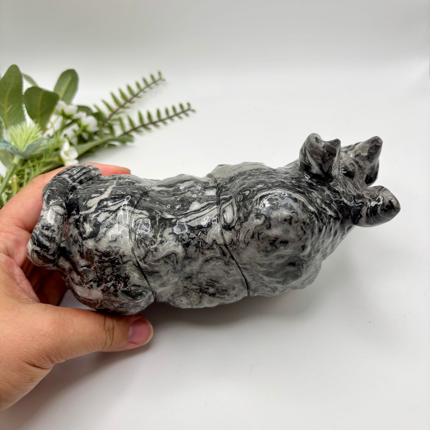 XL Picasso Jasper Rhinoceros