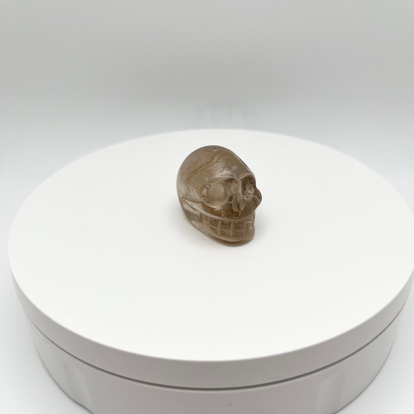 Golden Rutile Skull