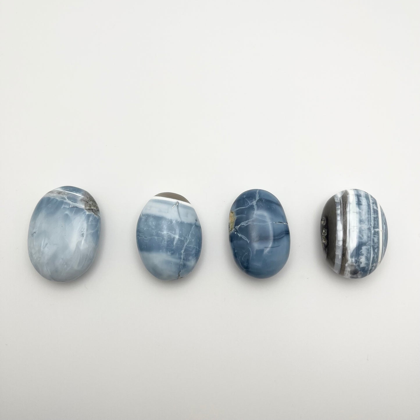 Owyhee Blue Opal Palm Stones