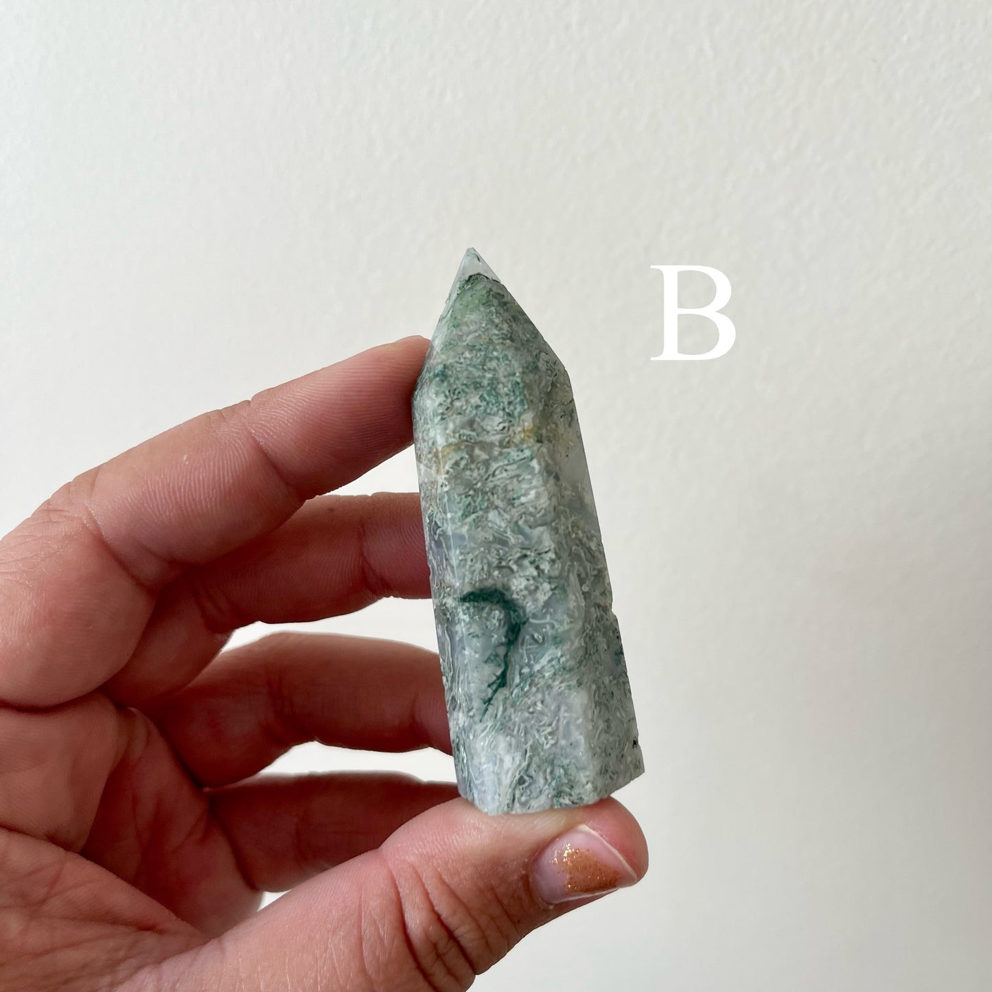Small Moss Agate Towers