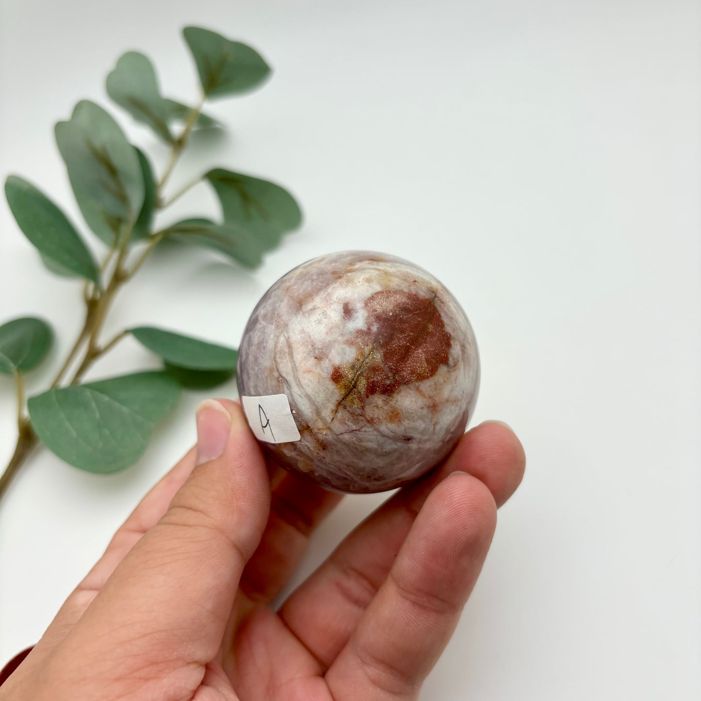 Amethyst with Crazy Lace Agate Spheres