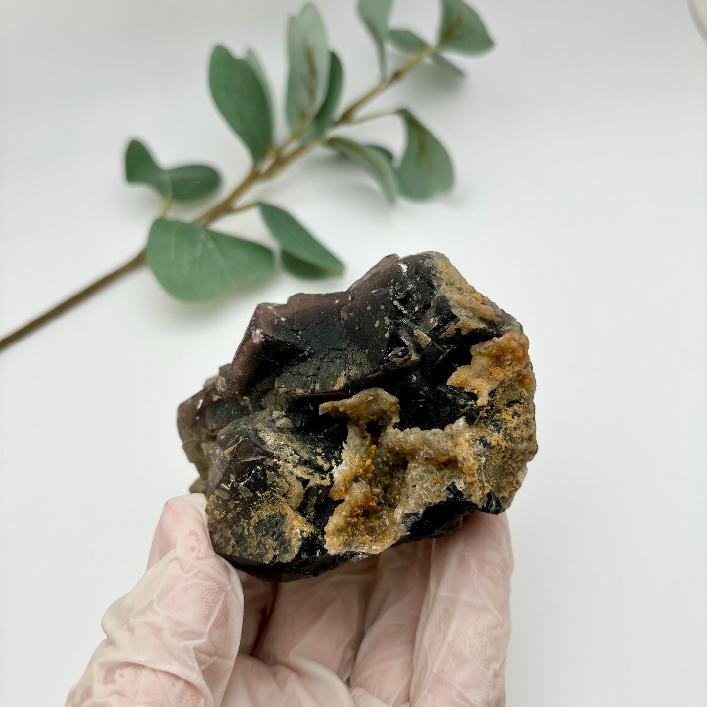 Black Fluorite Specimen