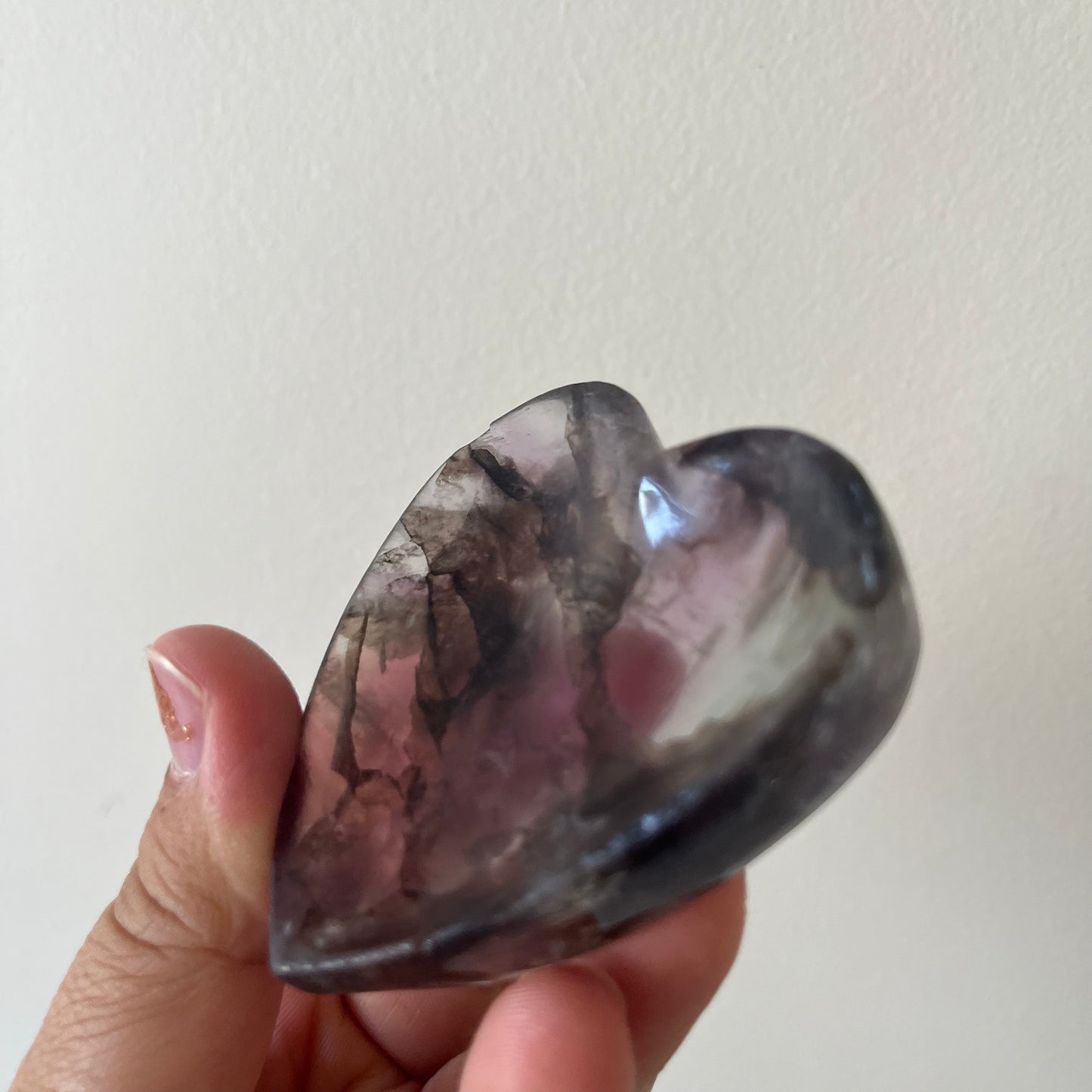 Webbed Fluorite Heart Bowls