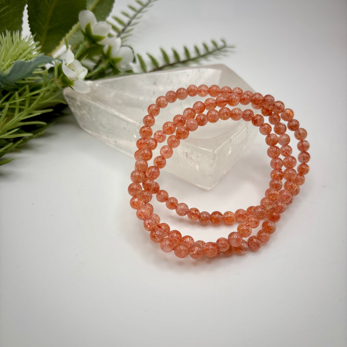 HQ Sunstone Triple Wrap Bracelet