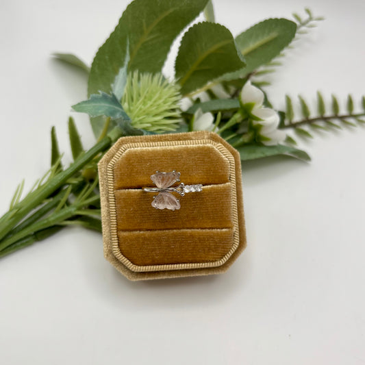 Fluorite Butterfly Rings
