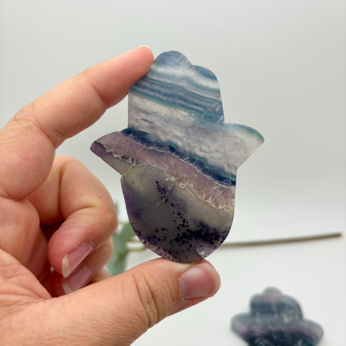 Fluorite Hamsas