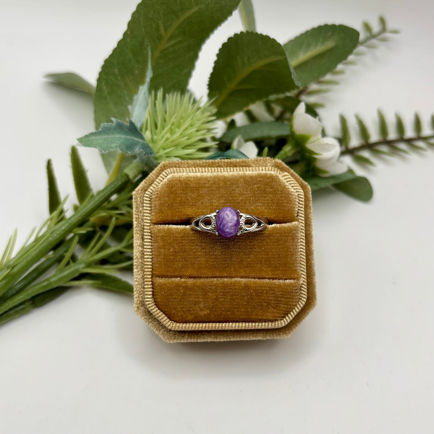 Charoite Rings