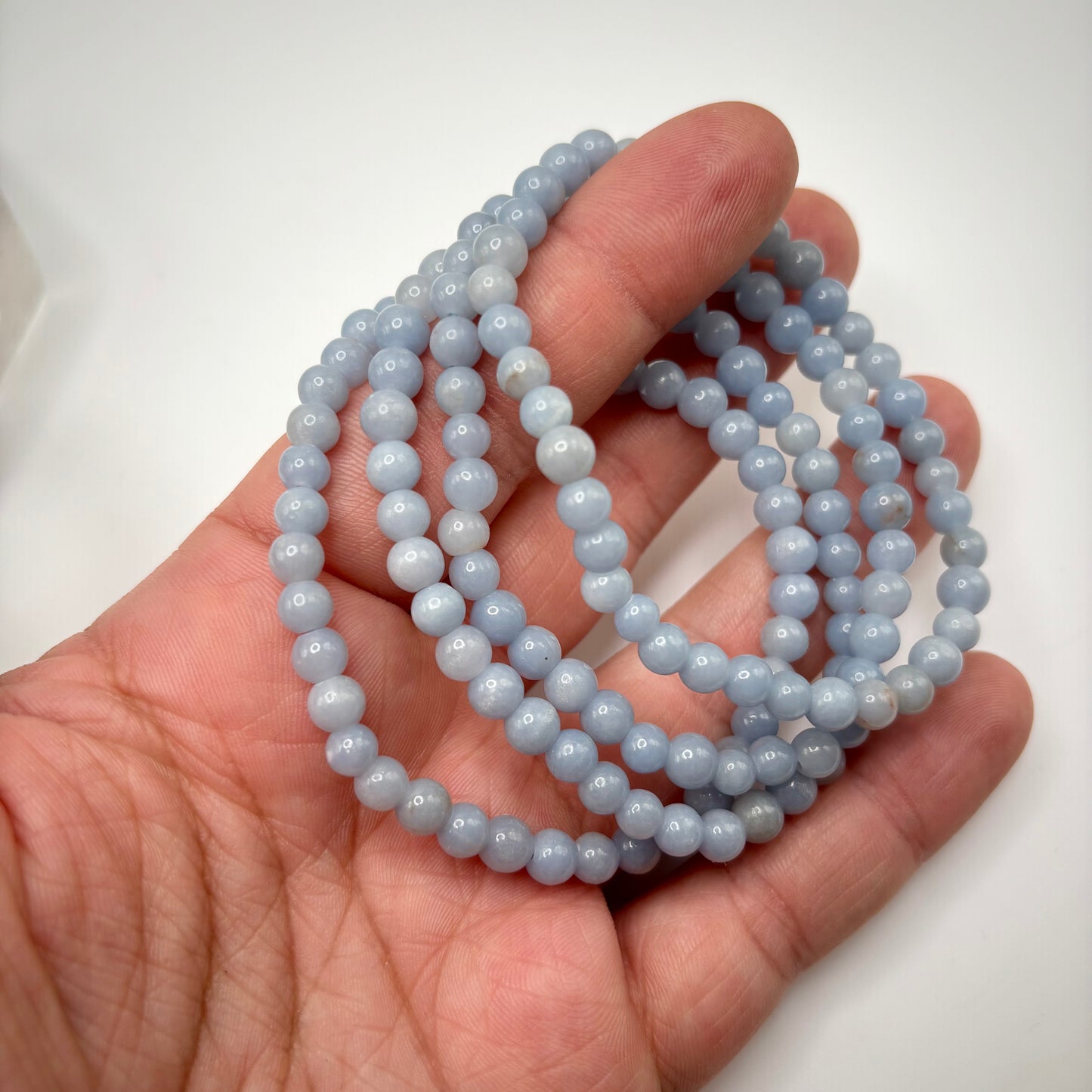 Angelite Bracelets (6mm)