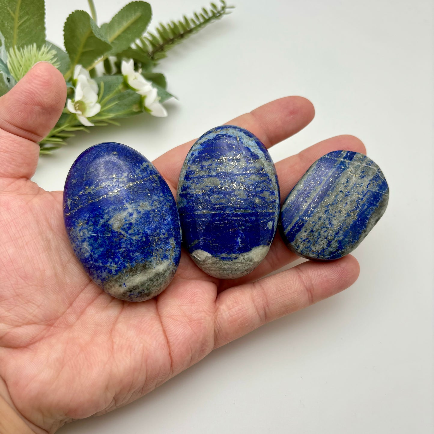 Lapis Lazuli Palm Stones