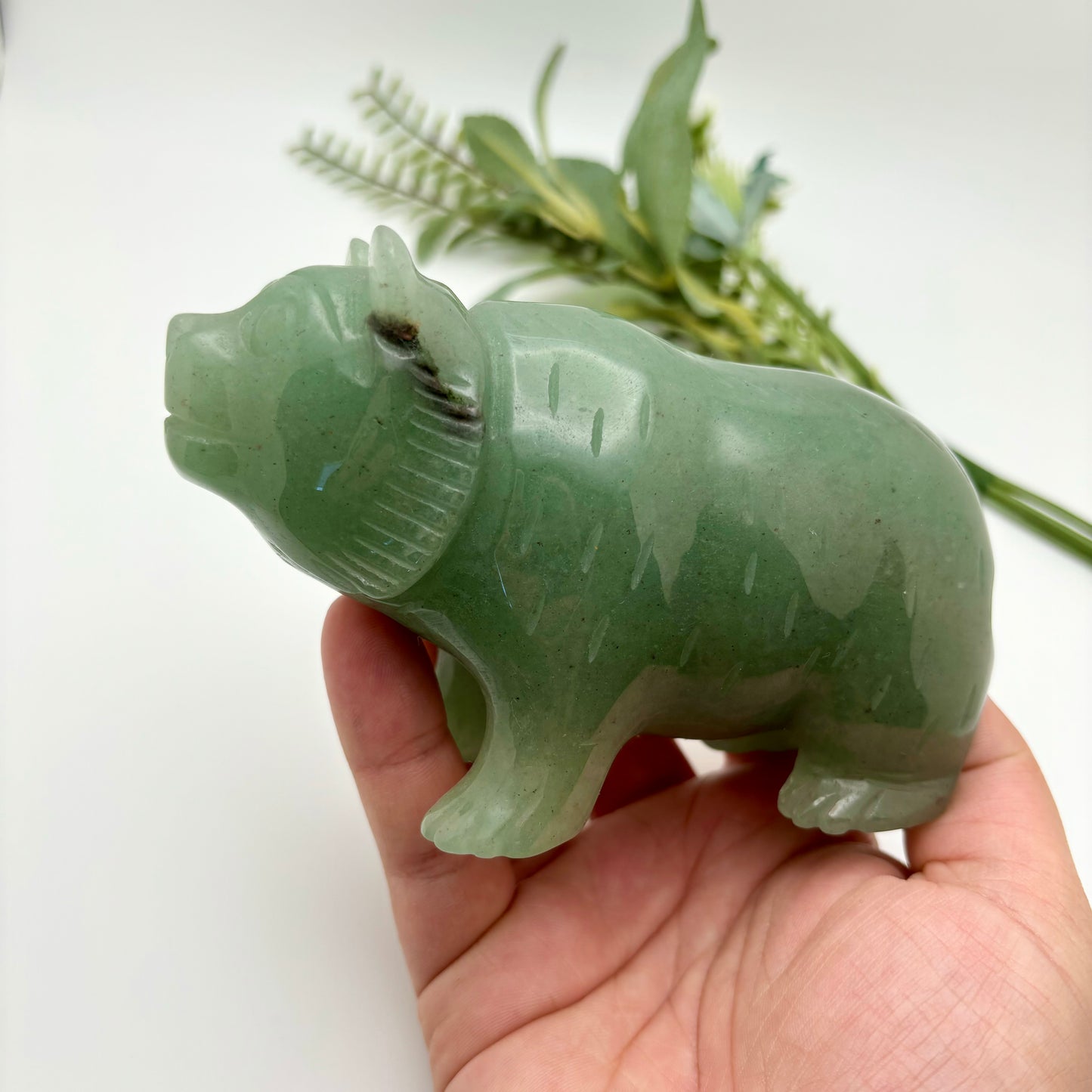 Green Aventurine Bear