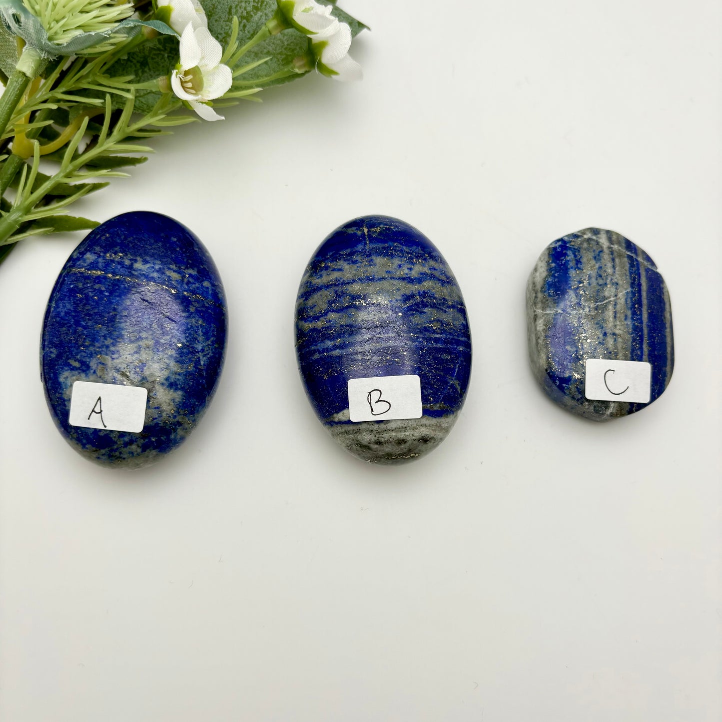 Lapis Lazuli Palm Stones