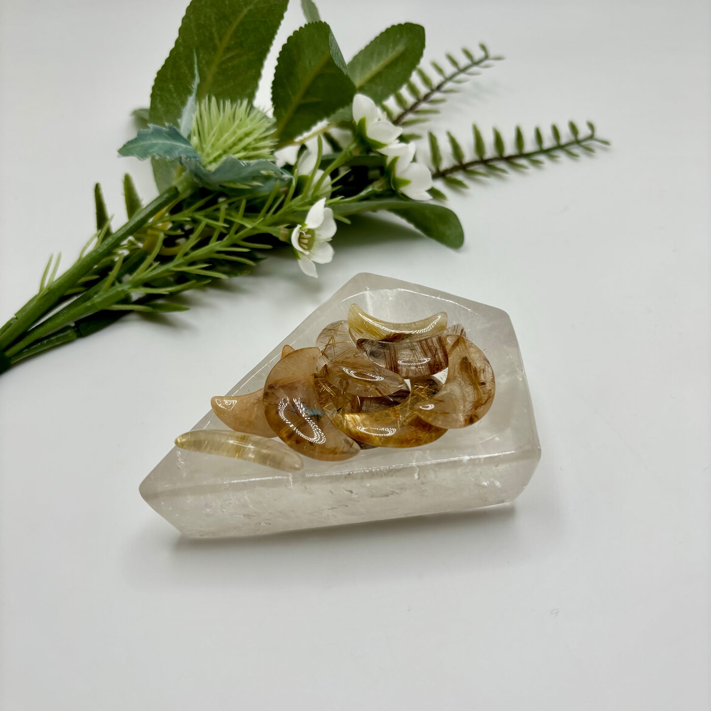 Golden Rutile Moons