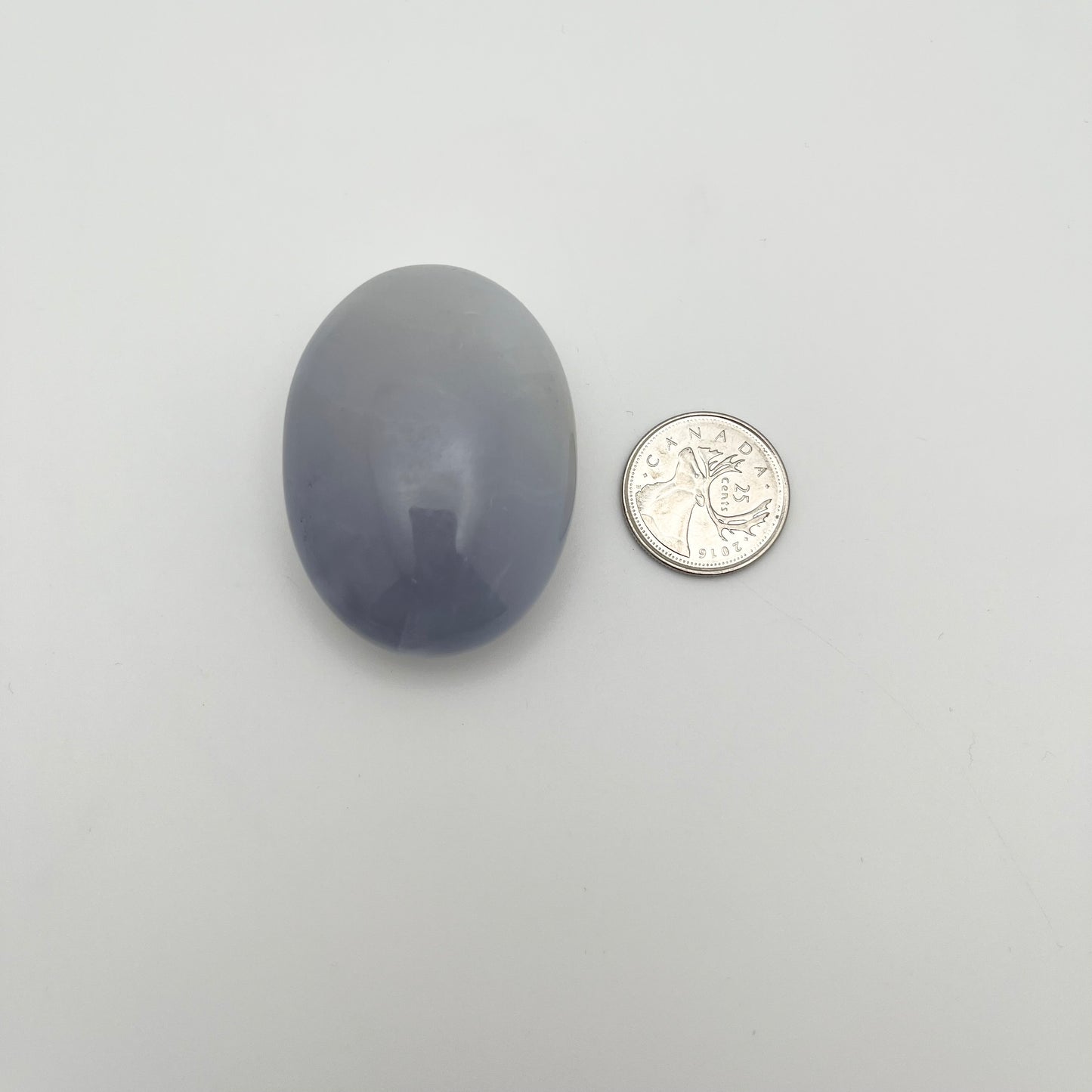 Blue Chalcedony Palm Stones