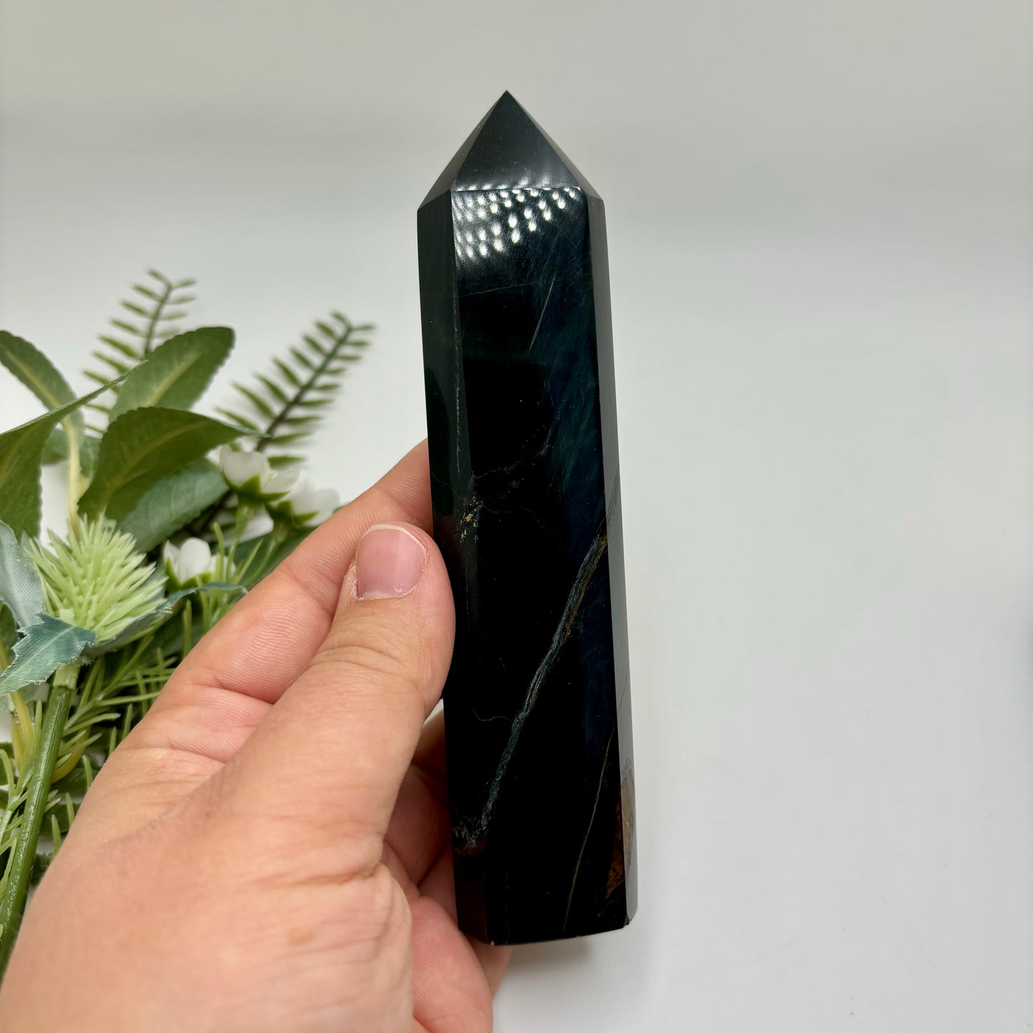 Blue Tigers Eye Towers