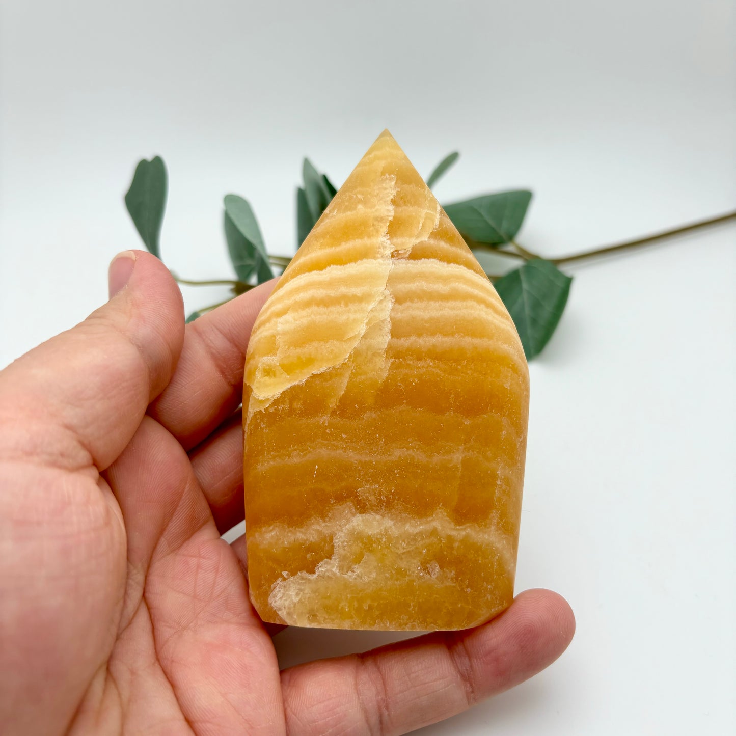 Orange Calcite Freeform