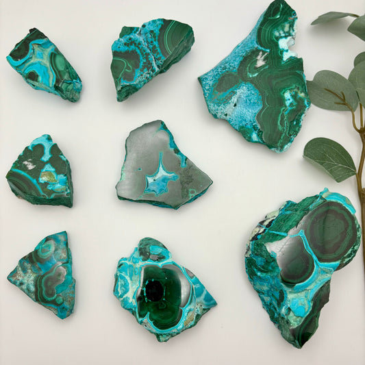 Chrysocolla Malachite Specimens